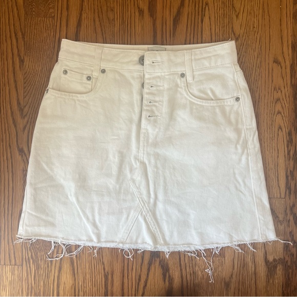 Urban Outfitters | BDG White Denim Mini Skirt - Picture 2 of 5